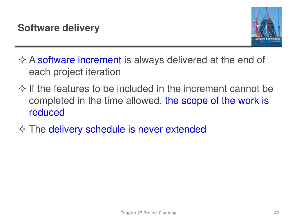 software delivery