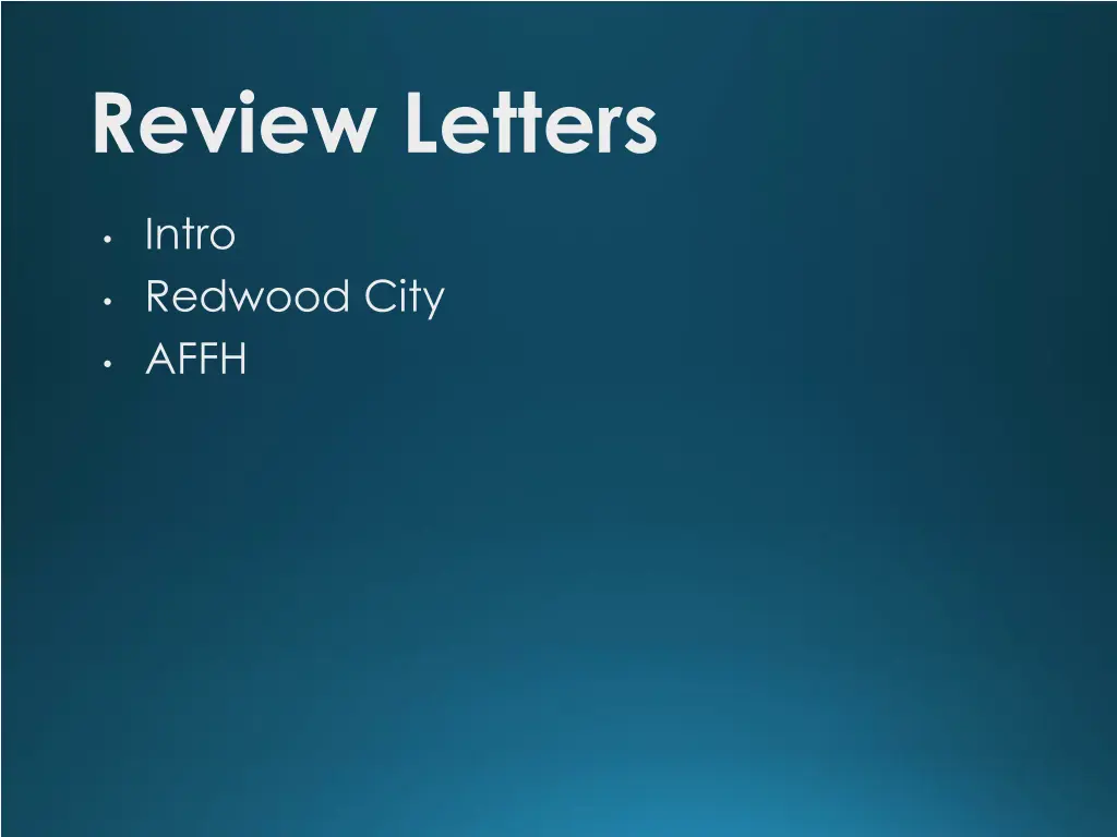 review letters