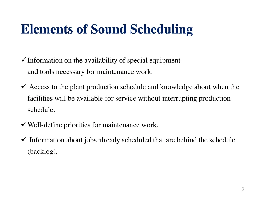 elements of sound scheduling 1