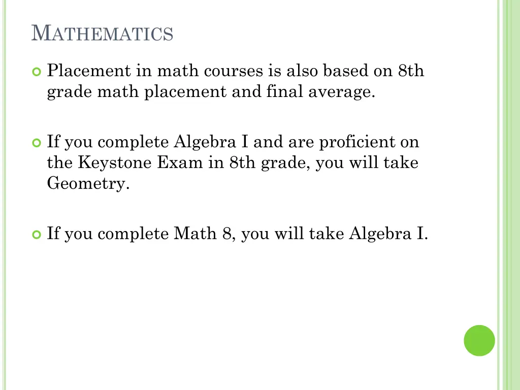 m athematics