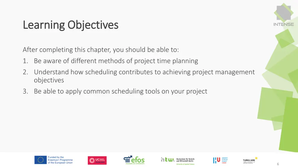 learning objectives learning objectives