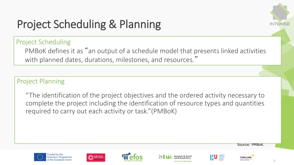 project scheduling planning project scheduling