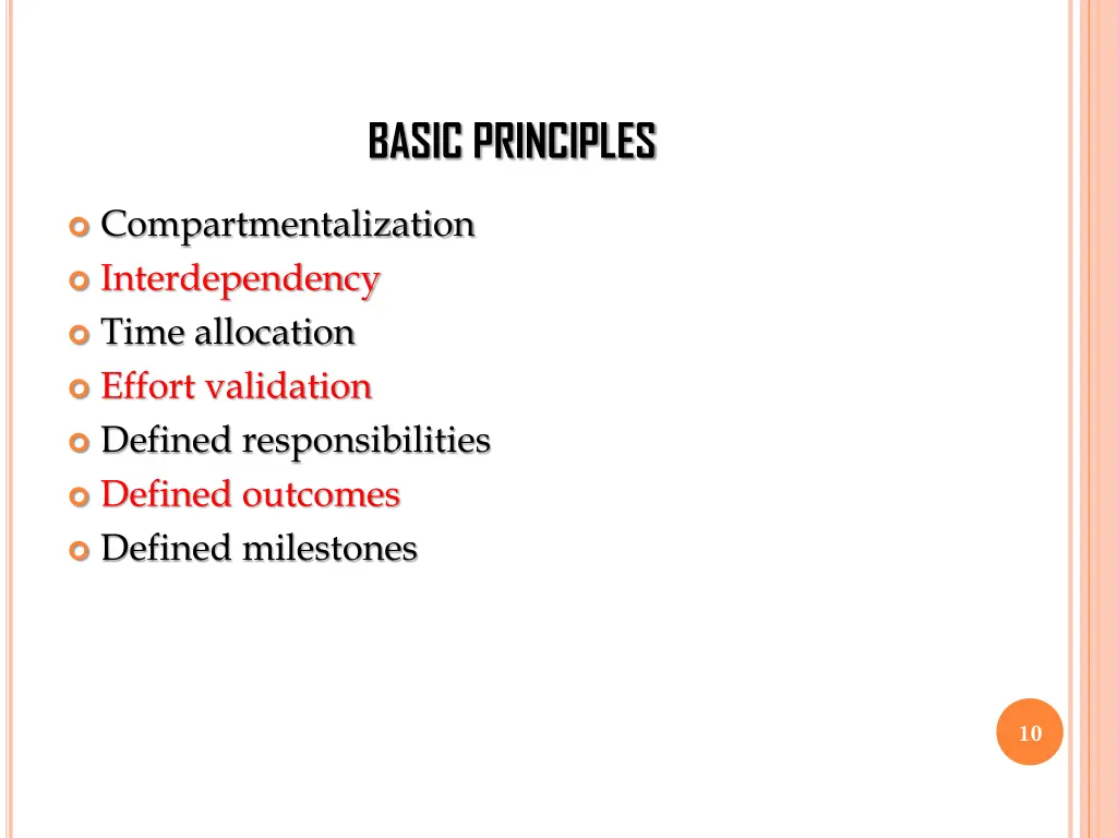 basic principles