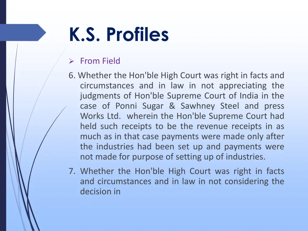 k s profiles 2