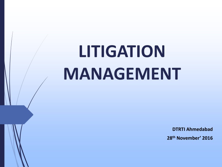 litigation management