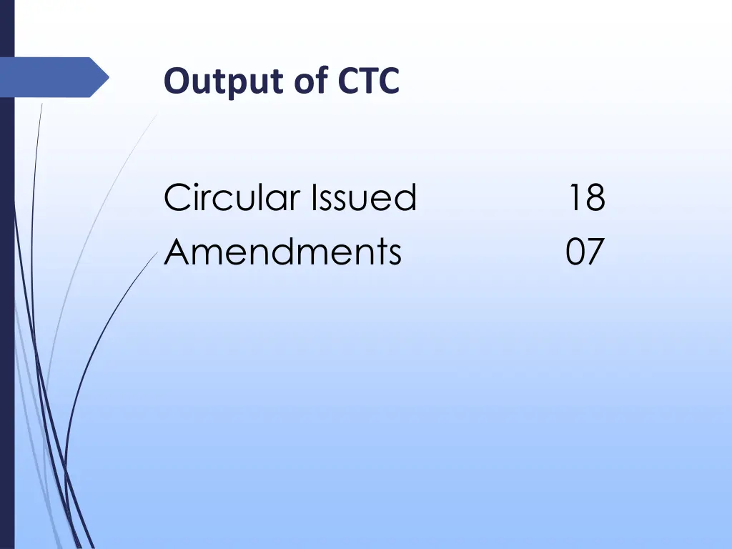 output of ctc