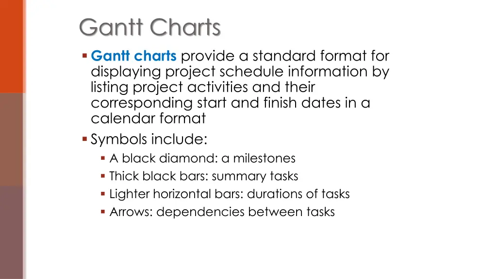 gantt charts