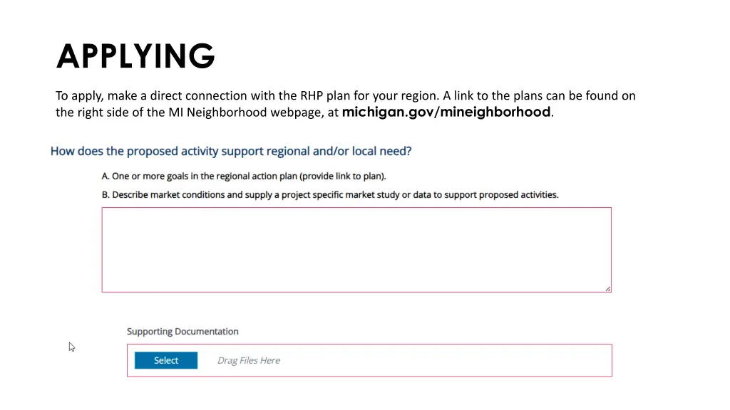 applying