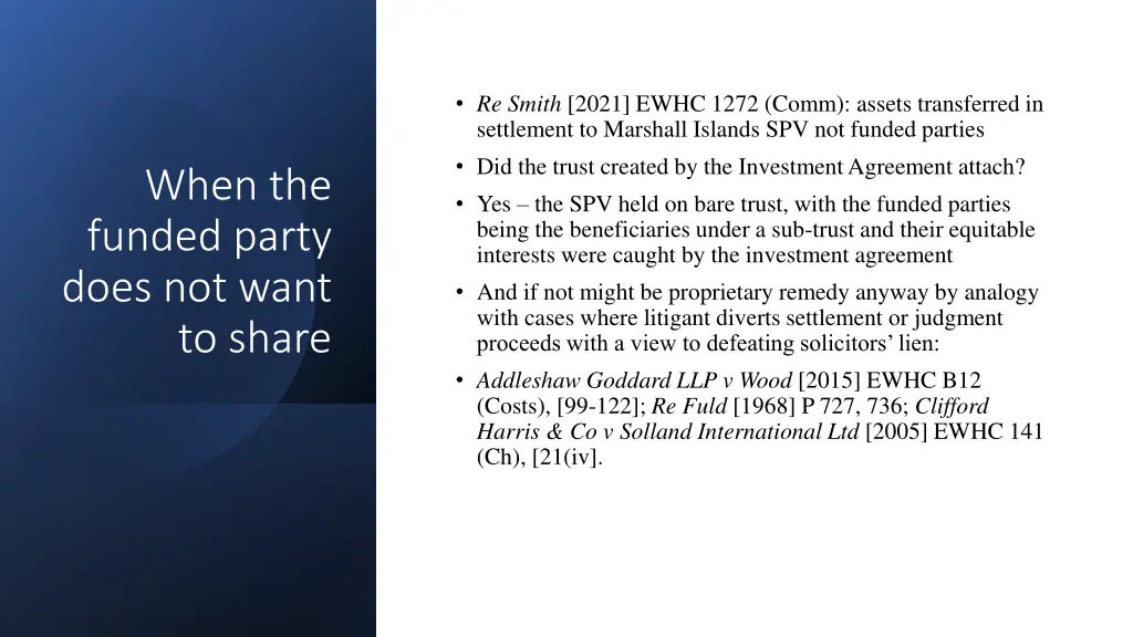 re smith 2021 ewhc 1272 comm assets transferred