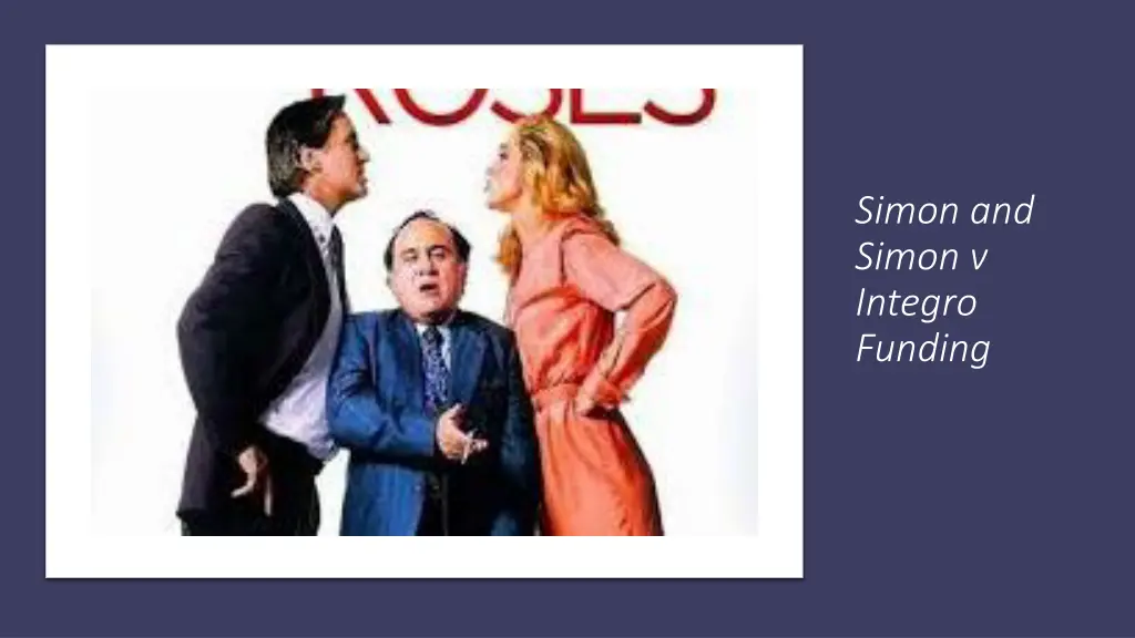 simon and simon v integro funding