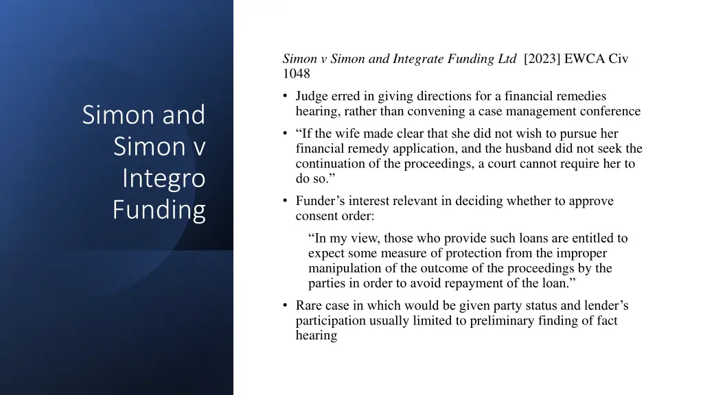 simon v simon and integrate funding ltd 2023 ewca