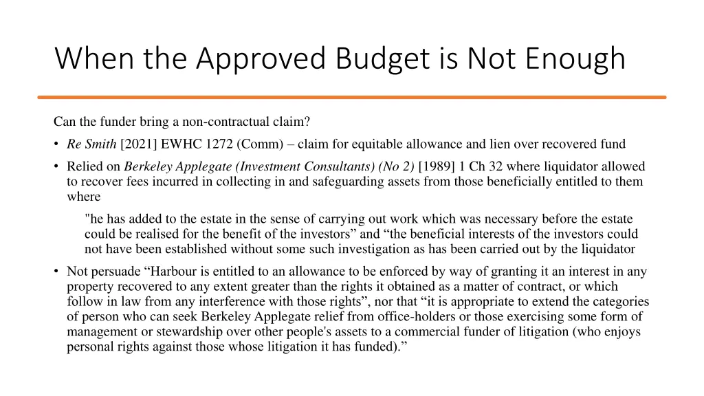 when the approved budget is not enough 1