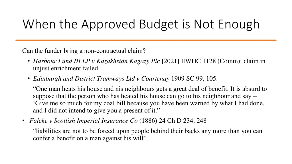 when the approved budget is not enough 2