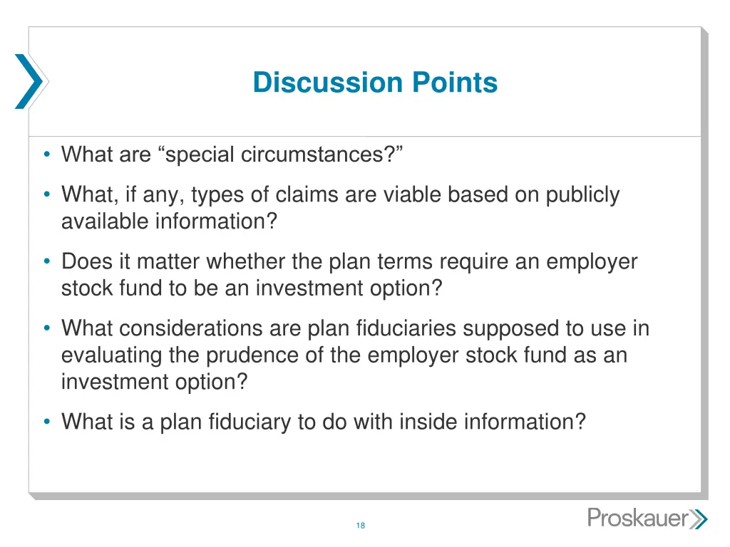 discussion points
