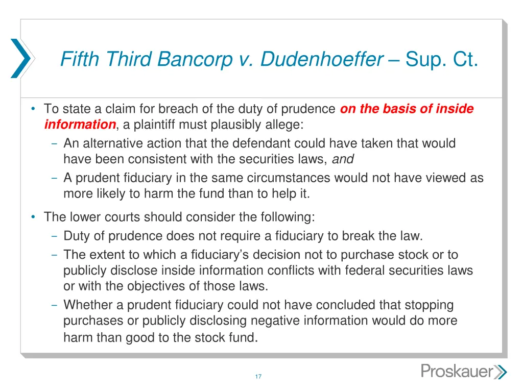 fifth third bancorp v dudenhoeffer sup ct 6
