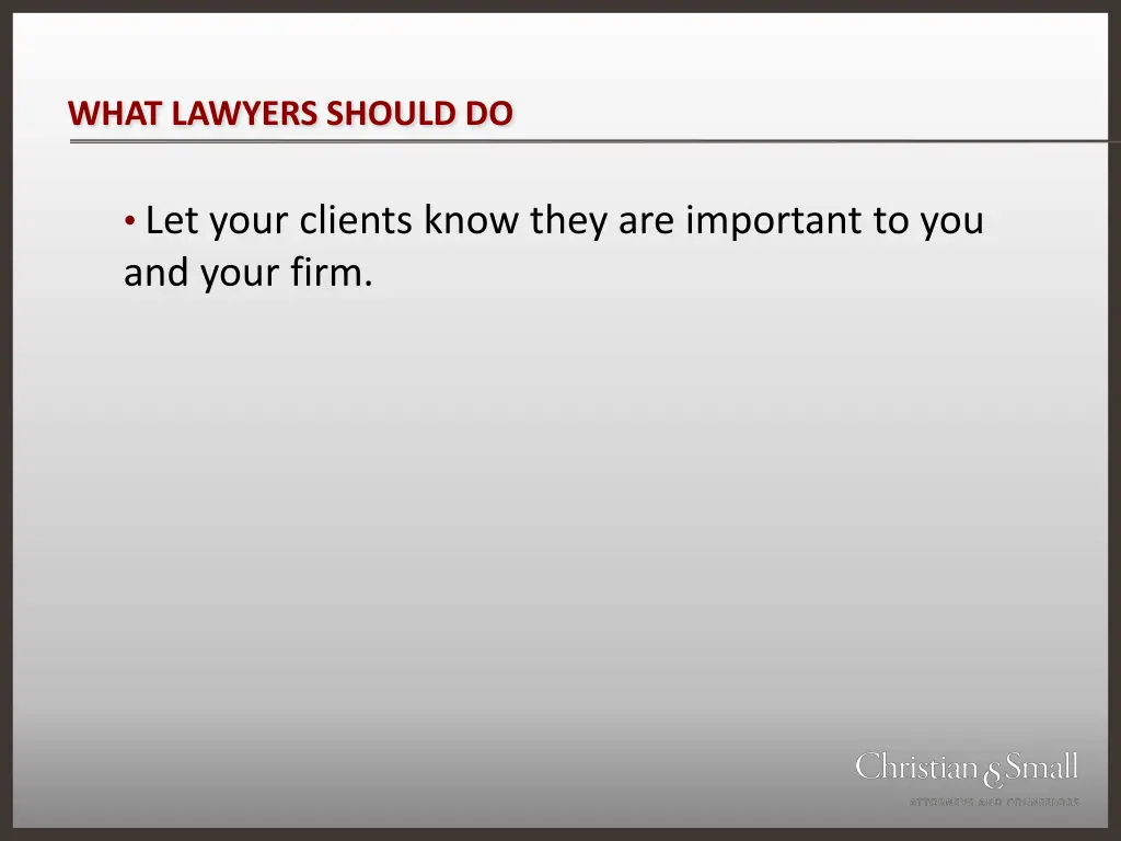 what lawyers should do 4