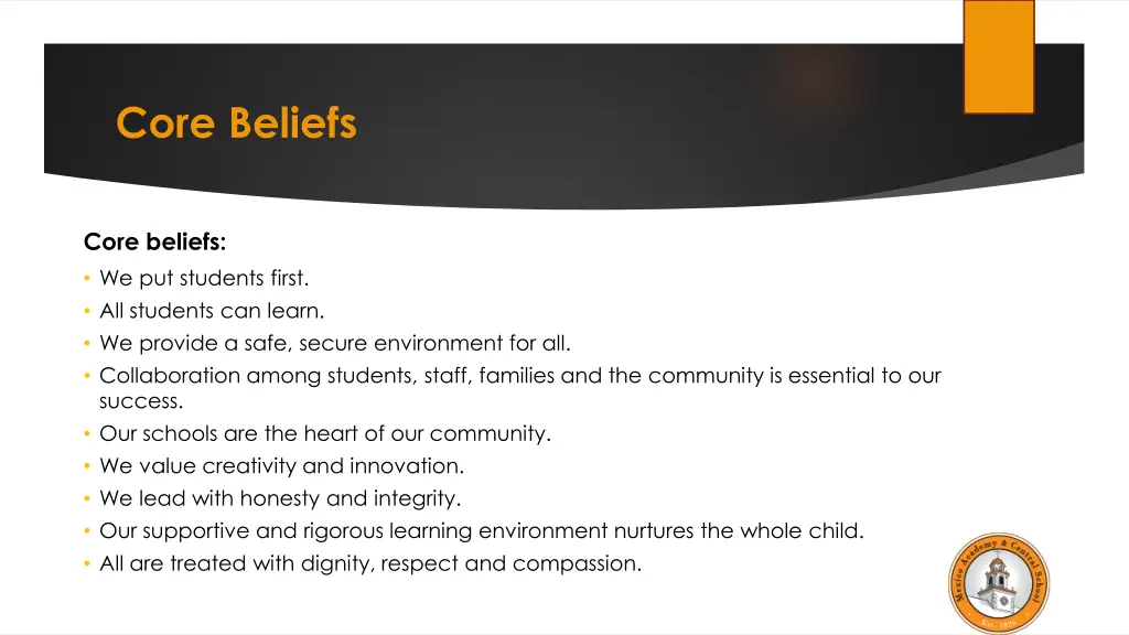 core beliefs