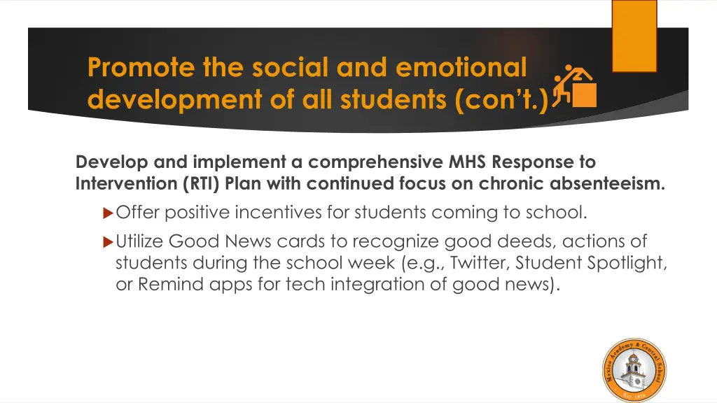 promote the social and emotional development 1