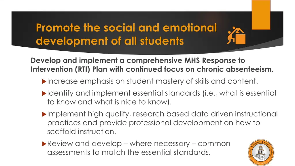 promote the social and emotional development