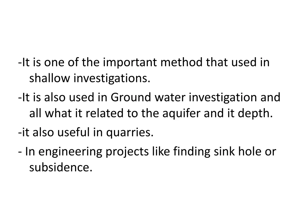 it is one of the important method that used