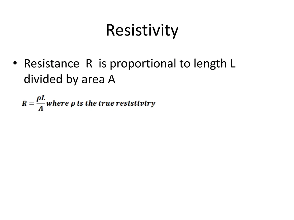 resistivity