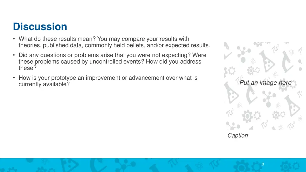 discussion what do these results mean