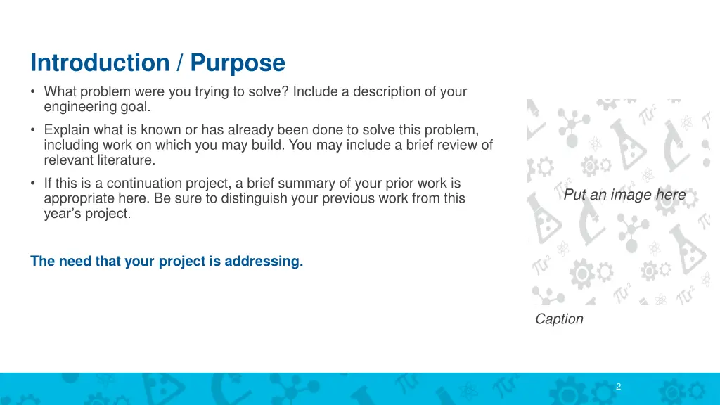 introduction purpose what problem were you trying