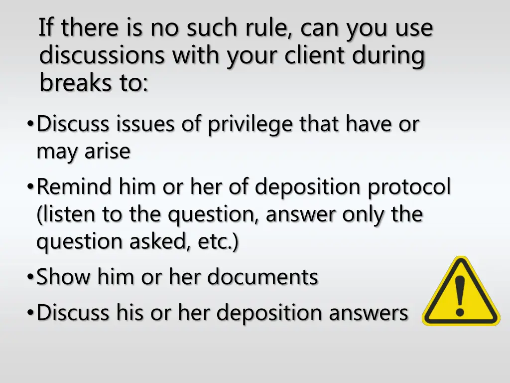 if there is no such rule can you use discussions