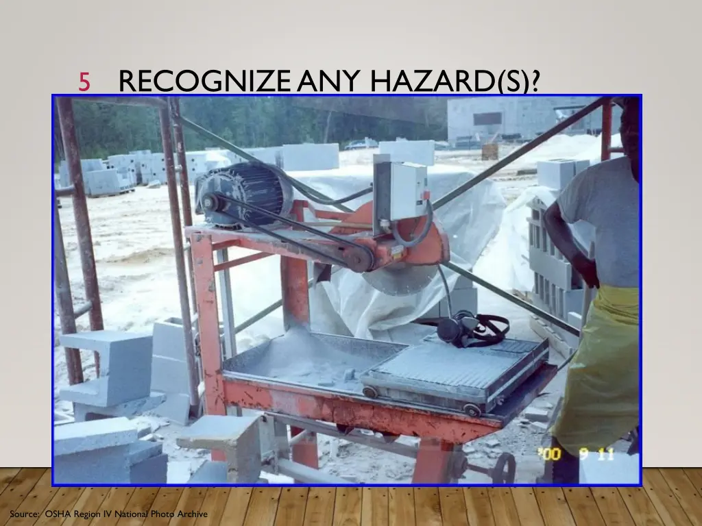recognize any hazard s 2
