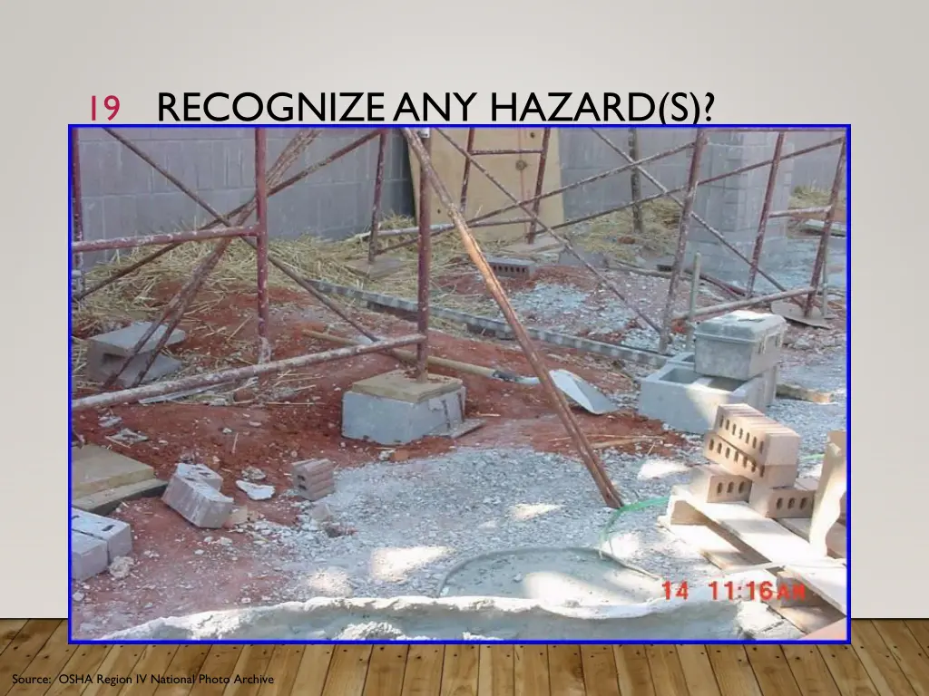 recognize any hazard s 8