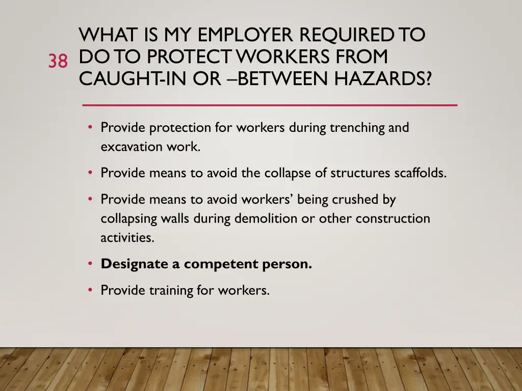 what is my employer required to do to protect 1