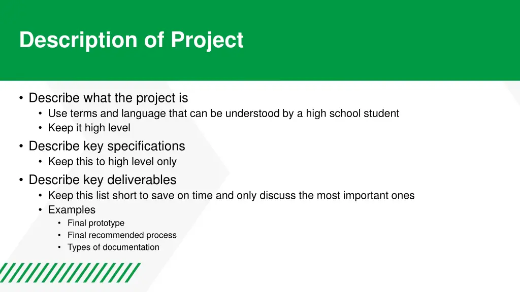description of project