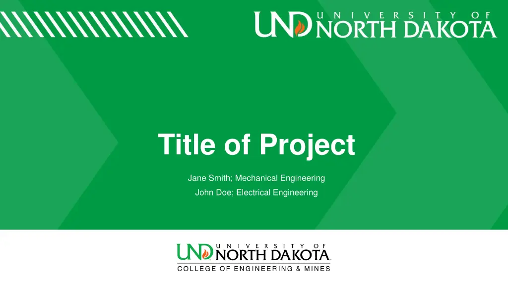 title of project