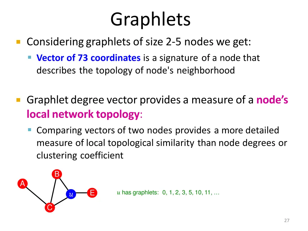 graphlets 5