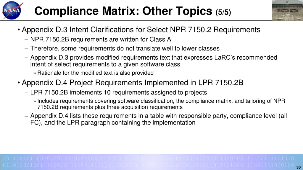 compliance matrix other topics 5 5