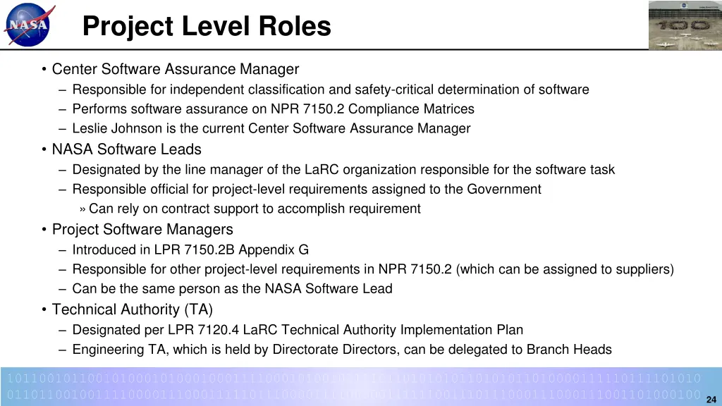 project level roles