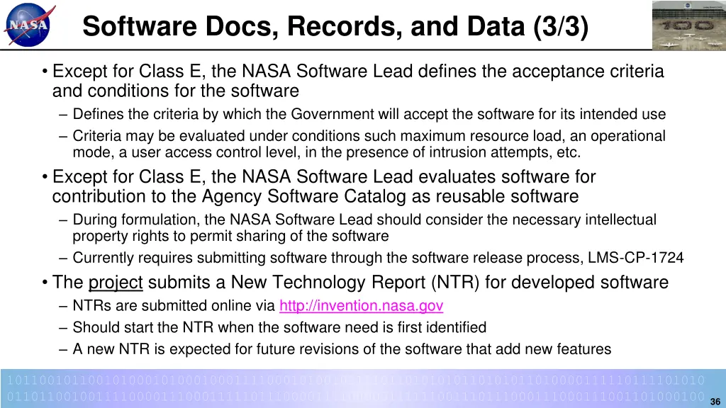 software docs records and data 3 3