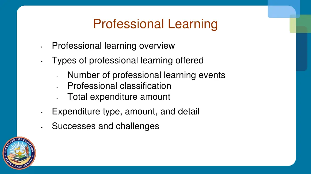 professional learning