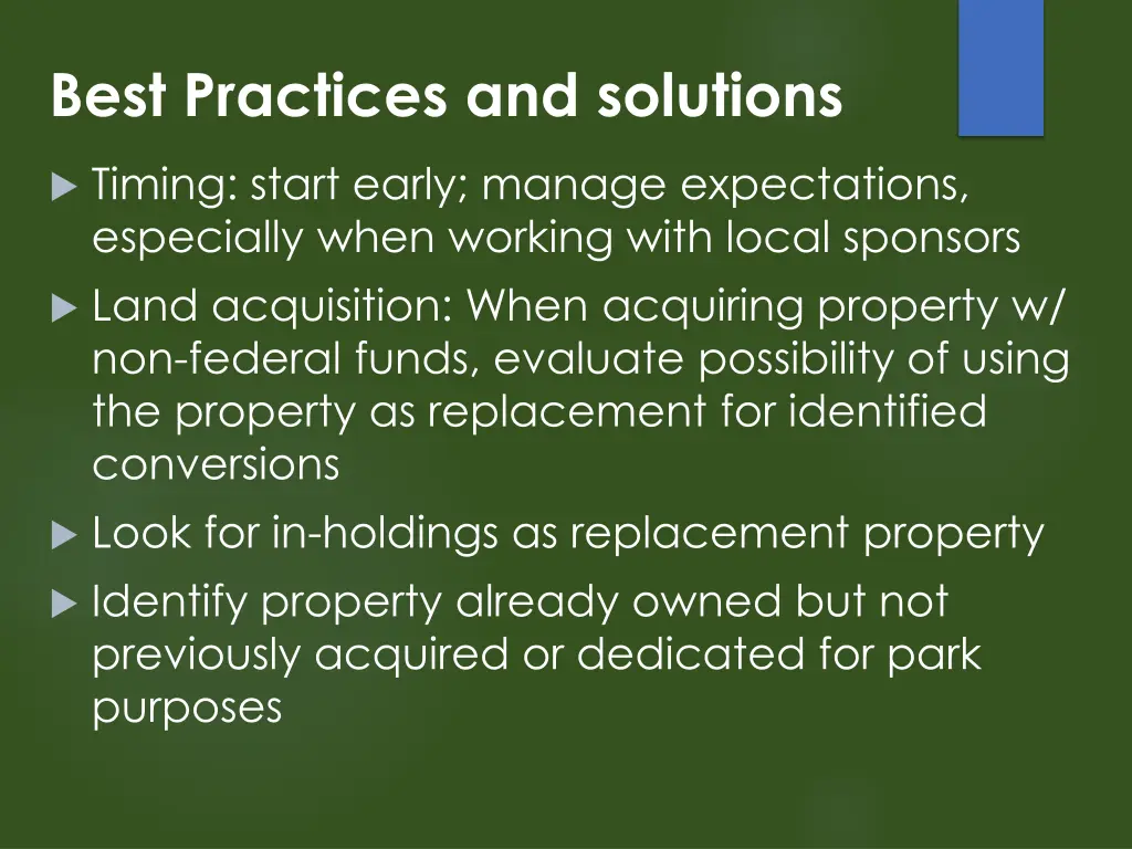 best practices and solutions