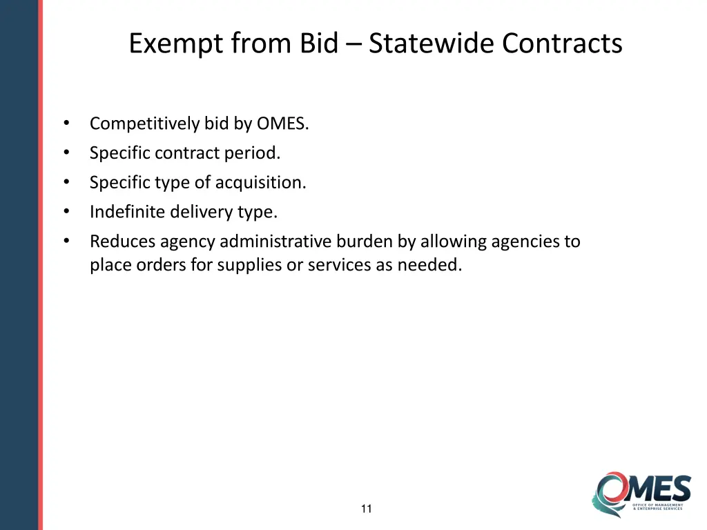 exempt from bid statewide contracts 1