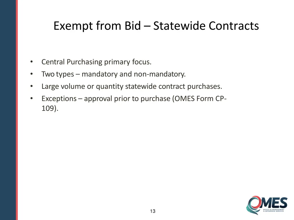exempt from bid statewide contracts 3