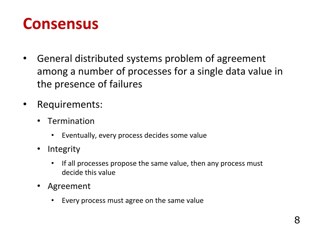 consensus