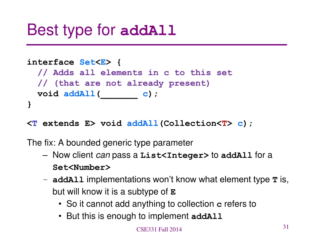 best type for addall 3
