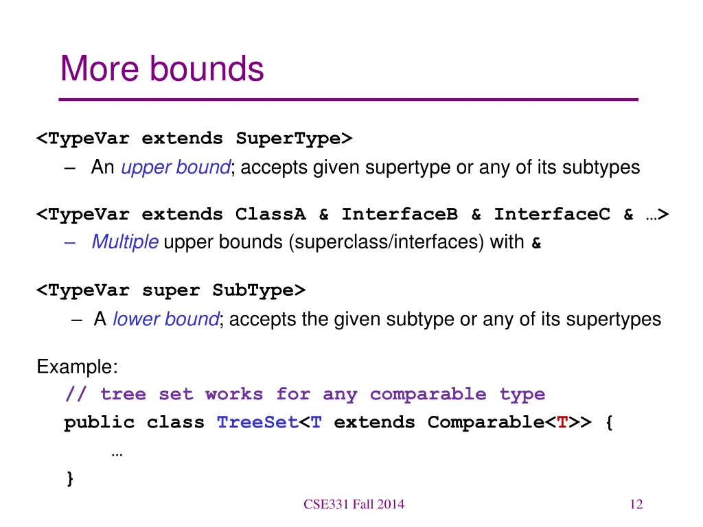 more bounds
