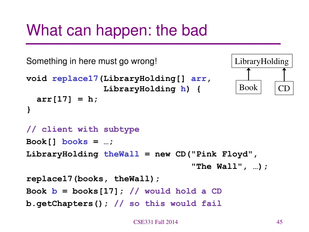 what can happen the bad