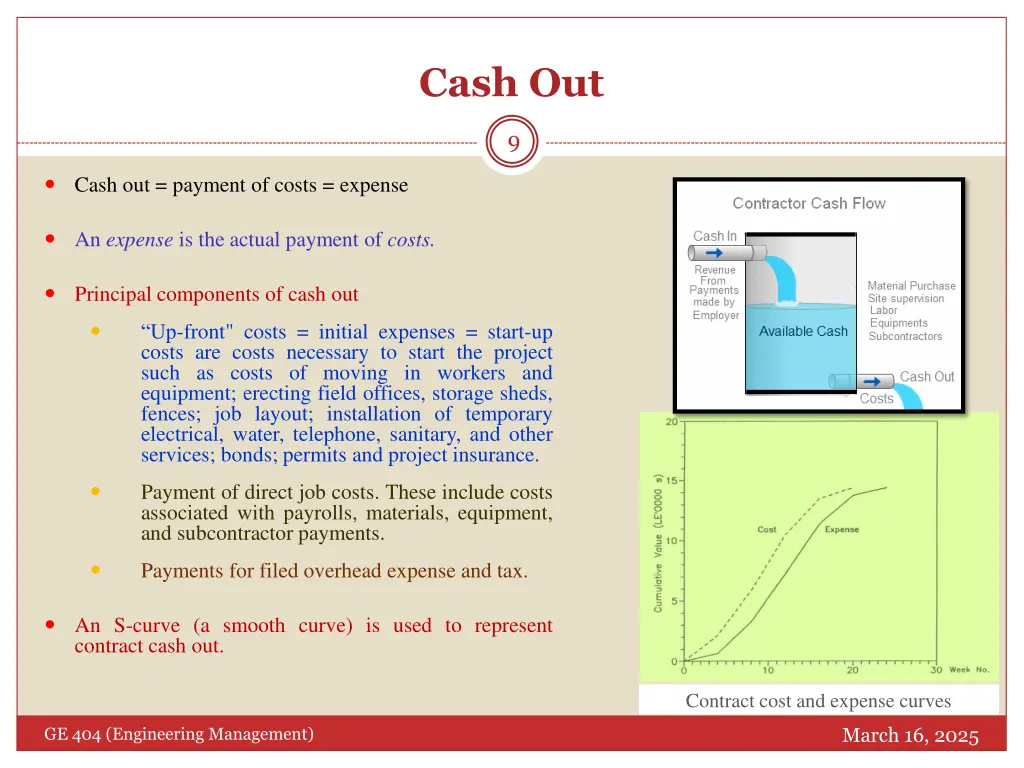 cash out