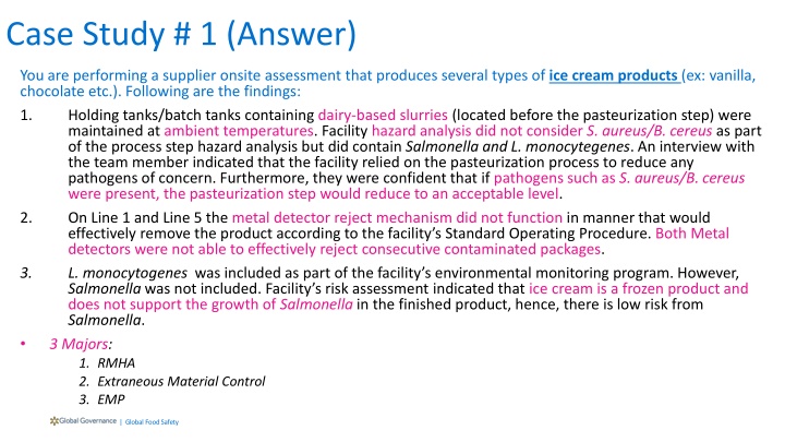 case study 1 answer