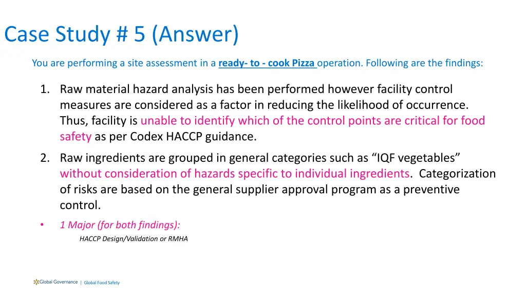 case study 5 answer