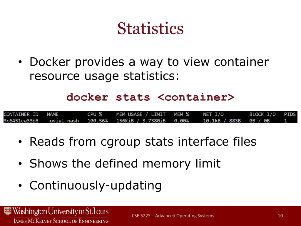 statistics