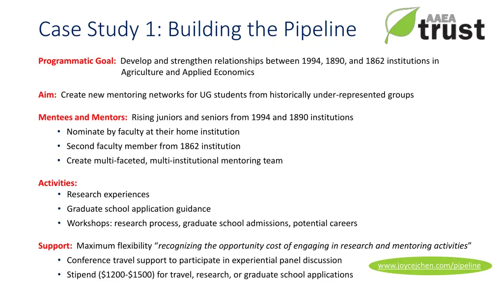 case study 1 building the pipeline